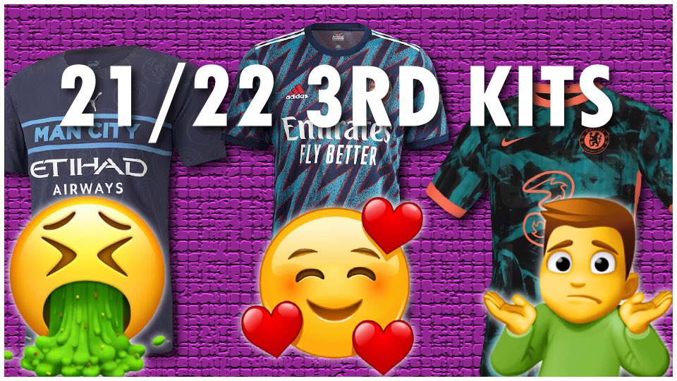 TalkTotalFooty's tweet photo. Every #PremierLeague #3rd #Kits for the 21/22 season https://t.co/9Ei8LAza10
@JonesDean_ @andrewtsafc @shanka_safc @DanielNorton10 https://t.co/gMG3fEEZ7k