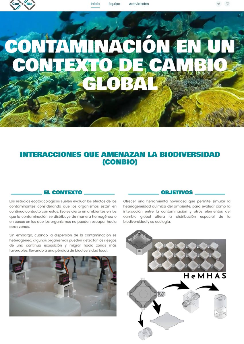 ICMAN_CSIC's tweet photo. 🆕https://t.co/3lUmCUPX08 es la web del proyecto de colaboración internacional #ConBio, liderado por Cristiano V.M. Araújo, para 🗨️discutir 💬 herramientas que ayuden a entender cómo la #contaminación y los cambios globales aumentan la pérdida de #biodiversidad 🤔
@unifesspa https://t.co/VstBVC9uqJ
