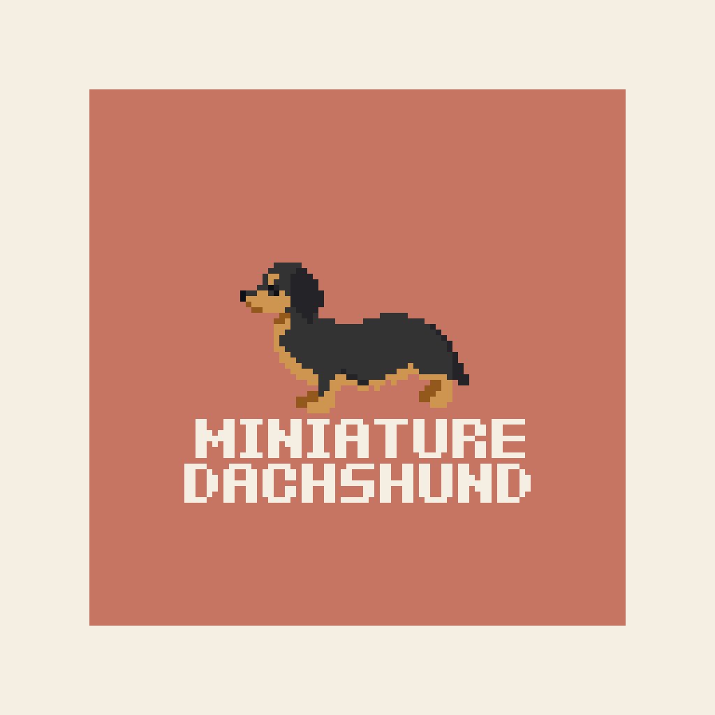 おかか容疑者 Okaka Suspect Rt Gara Dot ミニチュア ダックスフンド ドット絵 Pixelart T Co Oots5fh99f Twitter