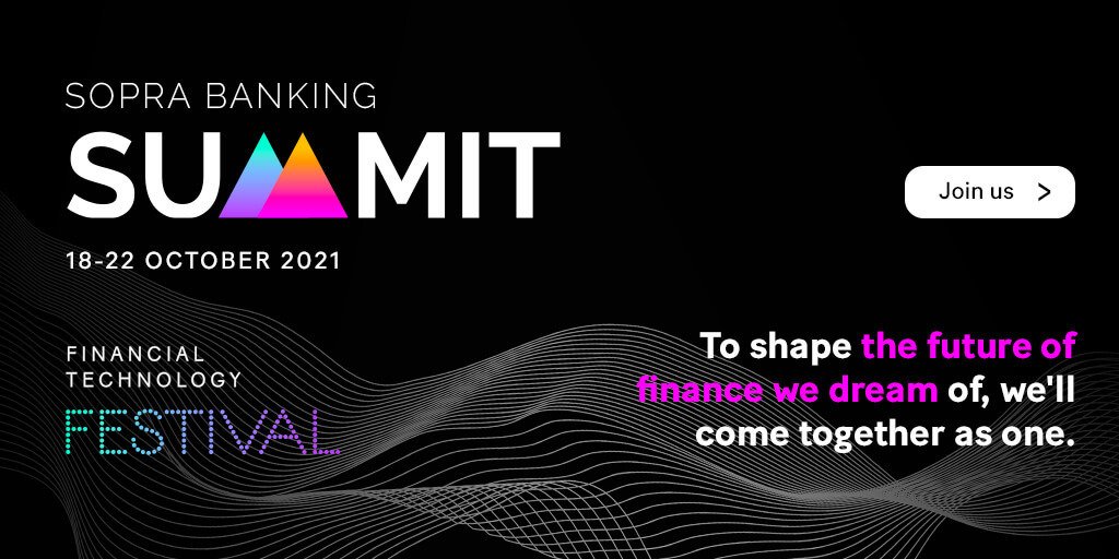 🚀 More than 35 CXOs from over 20 different financial institutions and banks will be explaining their vision for the future of our market. Join the community!

October 18-22. Talks, roundtables, workshops, demos and more.

Register now 👉 summit.soprabanking.com