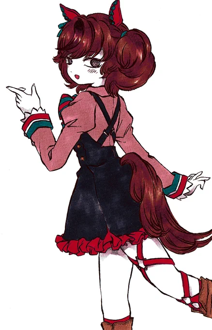 すきなウマ娘の絵です🏆(サイレンススズカ/ナイスネイチャ/ライスシャワー) 