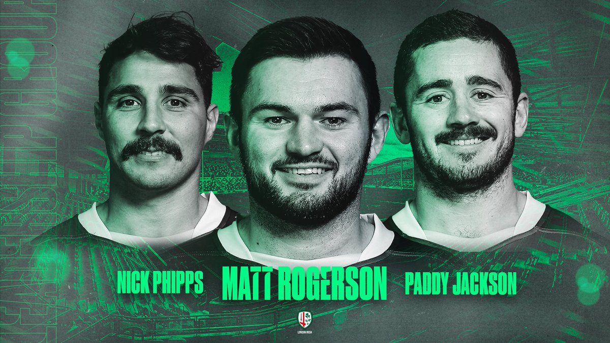 londonirish's tweet image. 👨‍✈️ Matt Rogerson will captain London Irish in the upcoming 2021/22 season.

@MattRogerson_8 will be supported in the role by @Fanga9 and Paddy Jackson, who complete the leadership group.

Read more 👉 bit.ly/3lf8xPt