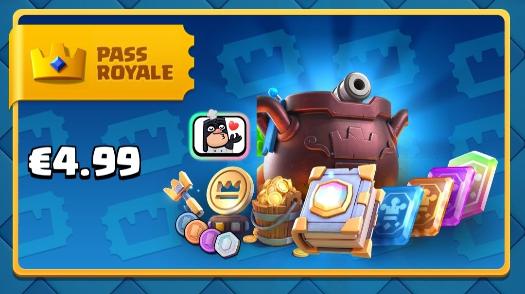 Valkyrie_cr_'s tweet photo. 🔥SEASON 27 IS HERE!!!!!!!🔥

💰 4 × Pass Royale Giveaway 💰
(4×5€ PayPal)

To enter:
✅ Follow @Valkyrie_cr_ and @Sonny_CR
❤️Like and 🔄Retweet this tweet
💬 Tag 2 friends

Winners picked in 7 days https://t.co/FpOUyYloIa