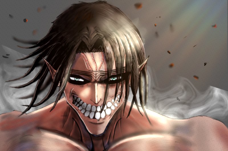 ァルル 想像でリヴァイの巨人化描いた イラスト デジタル絵 進撃の巨人 リヴァイ 巨人化 Illustration Attackontitan T Co Fdgp1saaji Twitter