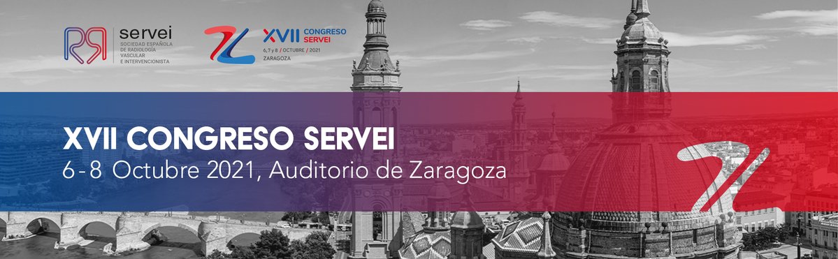 📌La <a href="/SERVEISoc/">SERVEI - Radiología Vascular Intervencionista</a> celebra su XVII Congreso Nacional en Zaragoza del 6 al 8 de octubre.

Tres días con una gran variedad de actividades científicas💻#RadiologíaIntervencionista

✍ Inscripciones abiertas, con tarifas reducidas para #sociosSERAM bit.ly/3BKyXPp
