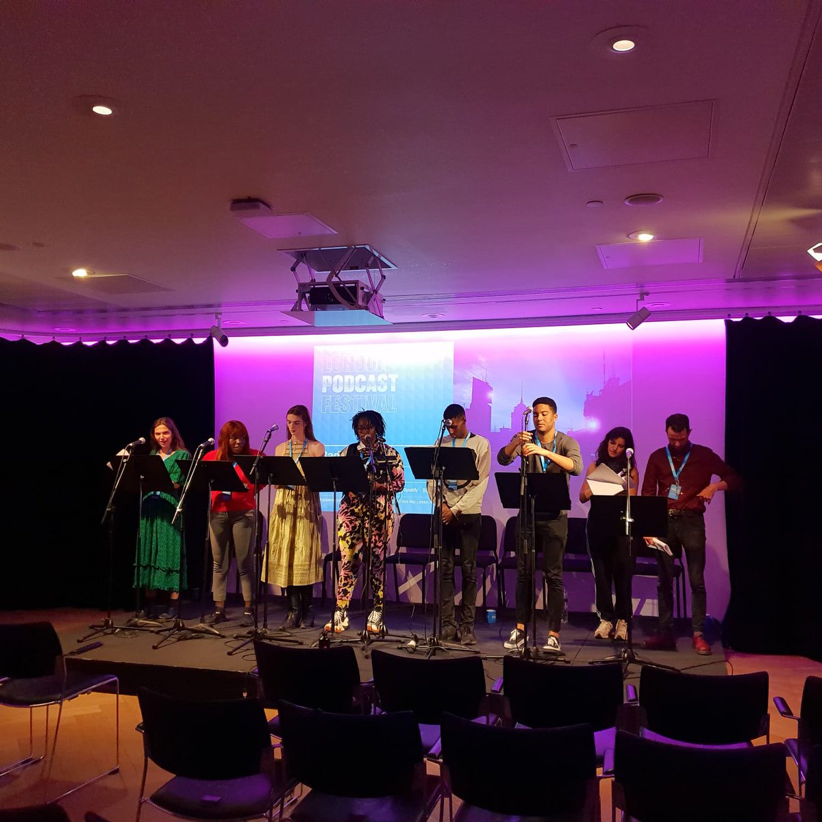 Radio Elusia (@radioelusia) on Twitter photo We had so much fun yesterday at the <a href="/LondonPodFest/">London Podcast Festival</a> at <a href="/KingsPlace/">Kings Place</a> 🎙! Such an incredible feeling to record a live bonus episode. Thank you crew for being so amazing! 💜
#LondonPodcastFestival We had so much fun yesterday at the <a href="/LondonPodFest/">London Podcast Festival</a> at <a href="/KingsPlace/">Kings Place</a> 🎙! Such an incredible feeling to record a live bonus episode. Thank you crew for being so amazing! 💜
#LondonPodcastFestival