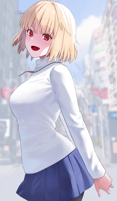 全クリ記念でアルクェイドらくがき 