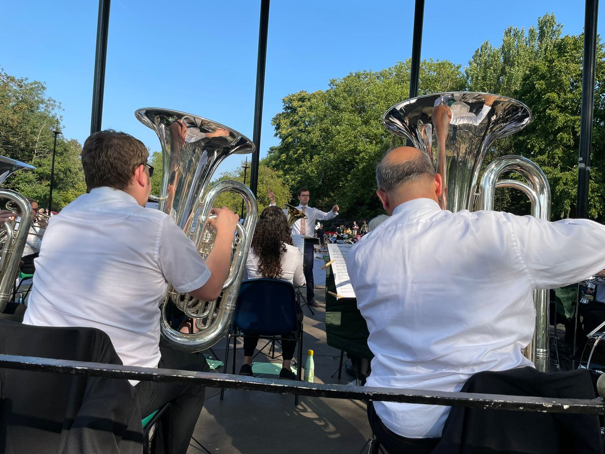 Putney & Wimbledon Brass Band (@pwbrassband) on Twitter photo We had the best afternoon playing at Regent's Park Bandstand yesterday - thank you to everyone who came to watch and sing along in the sunshine ☀️ 🎺🎶🎼🎵
<a href="/FriendsofRP/">FriendsofRegentPark </a>
#regentsparkmusicfestival
#brassband #livemusic #pwbrassband We had the best afternoon playing at Regent's Park Bandstand yesterday - thank you to everyone who came to watch and sing along in the sunshine ☀️ 🎺🎶🎼🎵
<a href="/FriendsofRP/">FriendsofRegentPark </a>
#regentsparkmusicfestival
#brassband #livemusic #pwbrassband