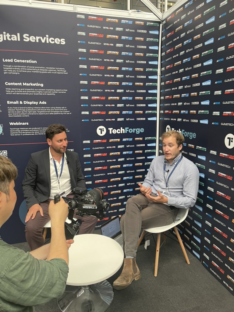 octaipipe's tweet photo. A great interview this morning for the SK Group, part of an ‘AI for Dummies’ video project aiming to produce AI-related, educational content from the @ai_expo today. Here is our CEO talking all things AI. #ai #bigdata #aifordummies https://t.co/1a13XW5a7Y
