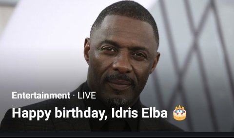 Happy birthday Idris Elba
Happy birthday Gunslinger    