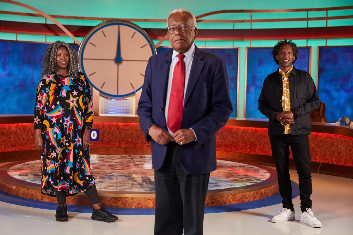 <a href="/susie_dent/">Susie Dent</a>  has kindly allowed me to take her seat for #Countdown this Friday.  The presenter will be Sir Trevor McDonald. The maths wizard is <a href="/aimafidon/">She's in CTRL - OUT NOW - Anne-Marie Imafidon</a> and my guest in dictionary corner is @TVmarv.  Broadcasts at 2.10pm this Friday  10th September on  <a href="/Channel4/">Channel 4</a> . #BlackToFront