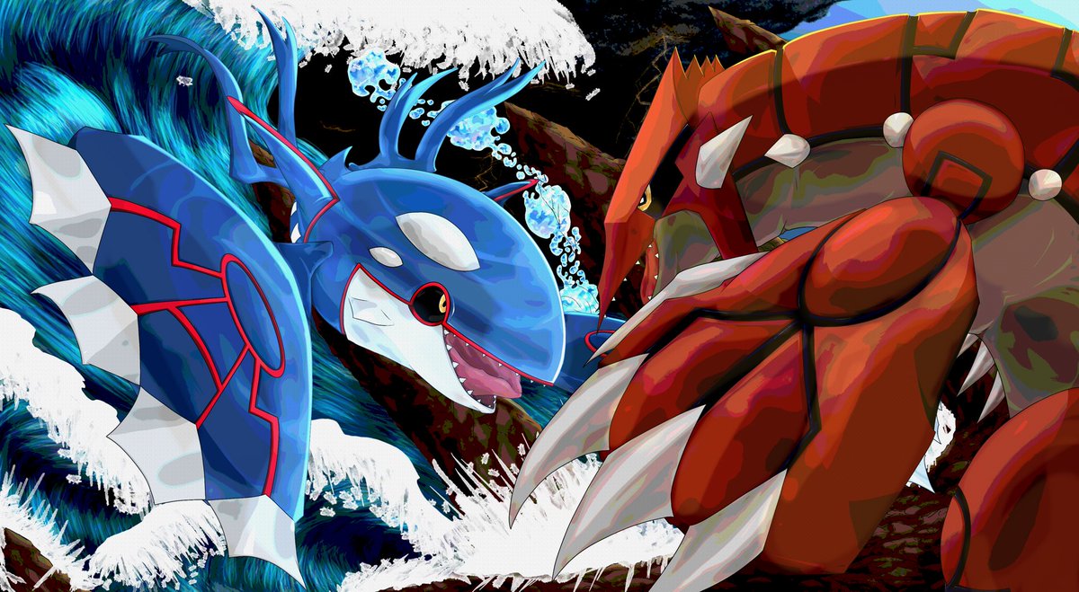 グラードンとカイオーガ カイオーガ&グラードンLEGEND | ポケモン