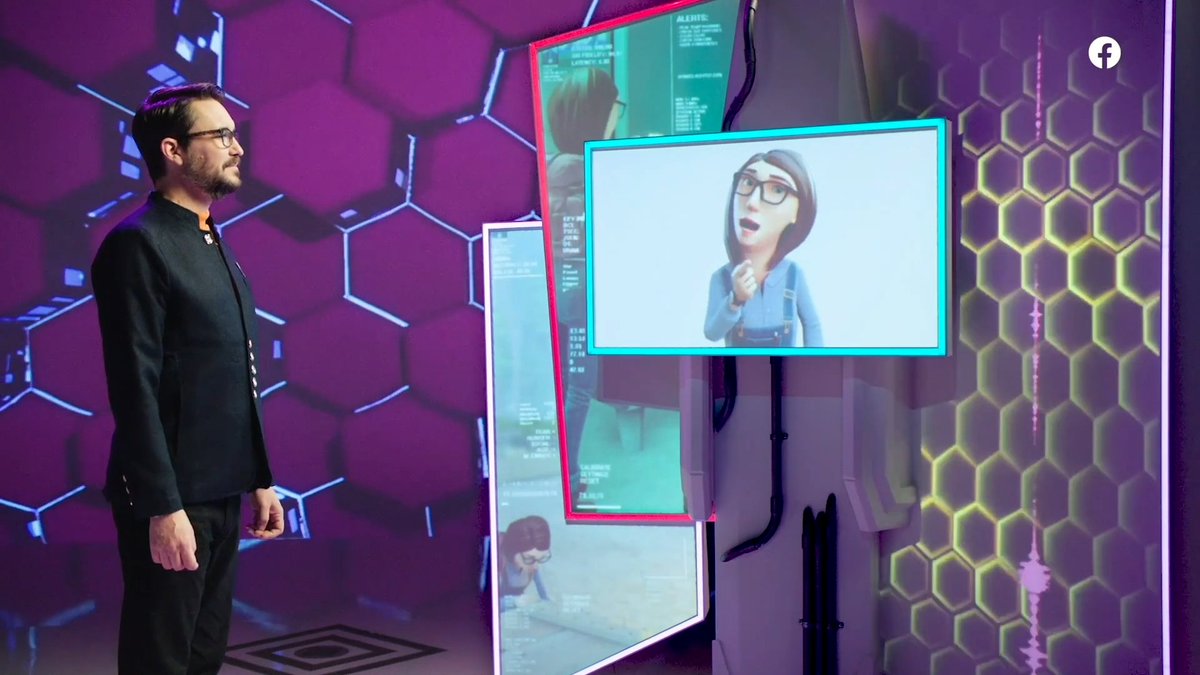 notchvfx's tweet photo. Facebook turned to the team of creatives at @createthisla to create a dynamic studio environment in XR for Rival Speak - the weekly wrap-up show for the world's first audience-influenced AI interactive experience, Rival Peak:

https://t.co/AlS8rk3LNU #madewithnotch https://t.co/nbdtxkZEau