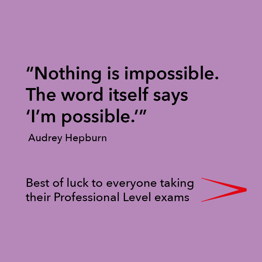 To all the students taking their Professional Level exams this week: You. Have. Got. This.
✊🤜🤛👊

#icaewStudents