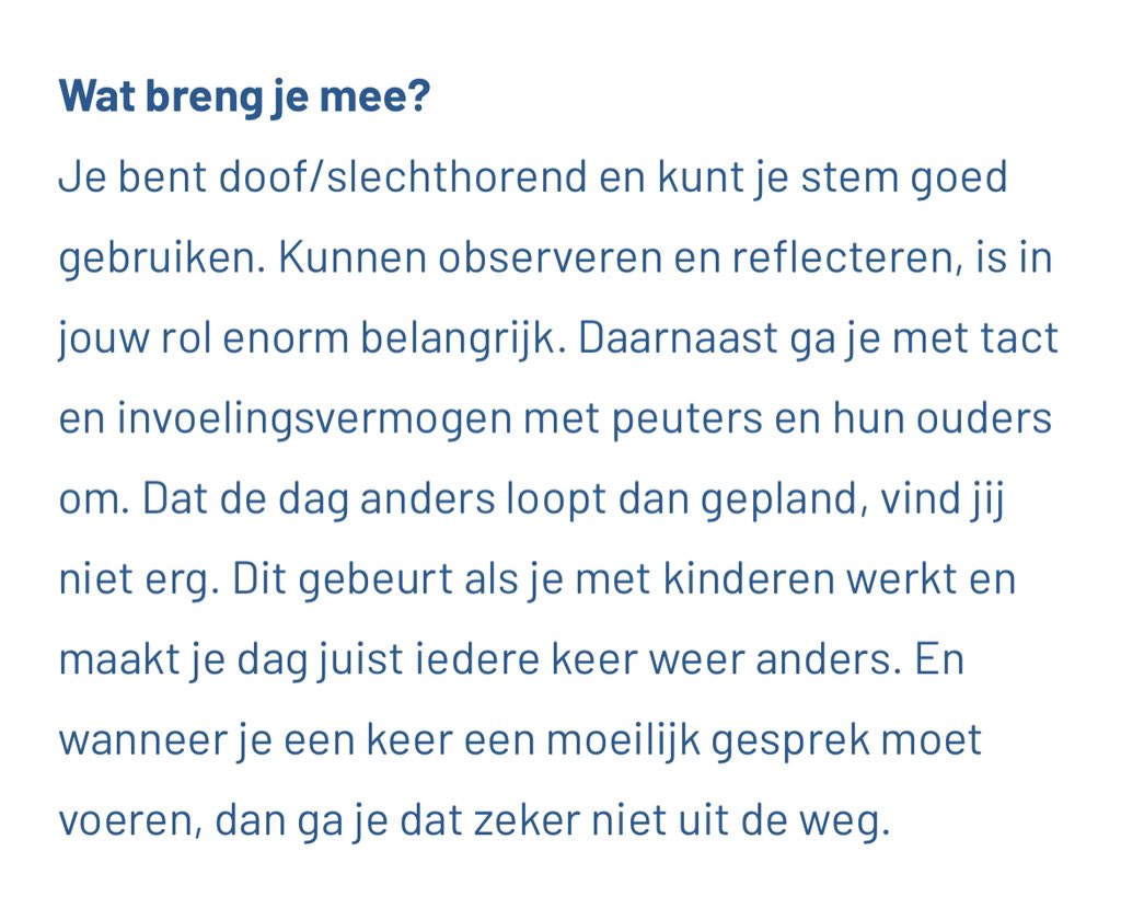mdemeulder's tweet photo. @nsdsk_actueel “Je bent doof/slechthorend en je kunt je stem goed gebruiken” komt dichtbij discriminatie bij sollicitatieprocedures. https://t.co/Of157fDg8E