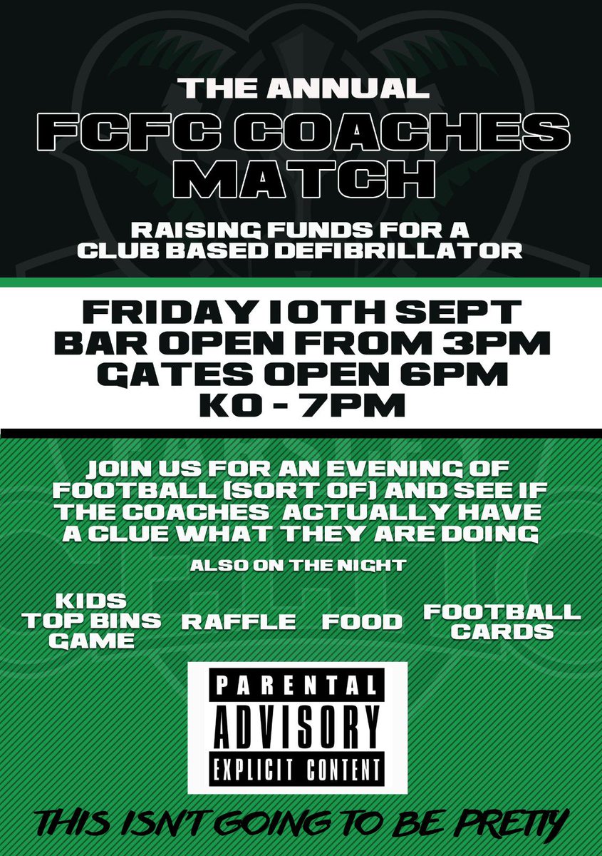 Luckily I get to watch and laugh from the sidelines. On a serious note we are trying to raise money for an important piece of community equipment #defibrillator  any help towards our raffle prizes would be greatly appreciated <a href="/LUFC/">Leeds United</a> <a href="/WestRidingFA/">West Riding FA</a> <a href="/AmityBrewCo/">Amity Brew Co</a> <a href="/WLDispatch/">West Leeds Dispatch</a>