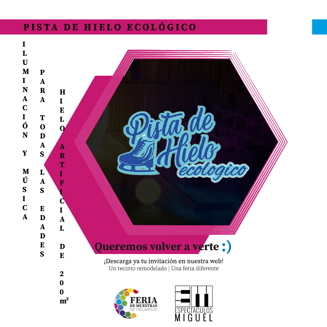 De miércoles a domingo puedes patinar en la pista de hielo ecológica que habrá en #FeriaMuestras⛸️ 200m cuadrados de pista ambientados con iluminación y música. Hazte con la entrada a Diverplan en 🔗bit.ly/3BG20na
Para acceder a la Feria 🔗bit.ly/3zBpCJa