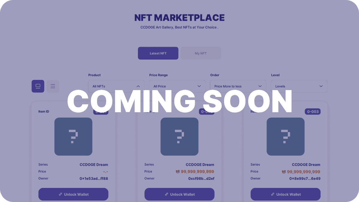 CCdogecoin's tweet photo. hi, family!
Are you ready for #CCDOGE #NFT?
Let's go!
#SHIB #Babydoge #dogecoin
@elonmusk @wallstreetbets https://t.co/zK9eVpLRZF