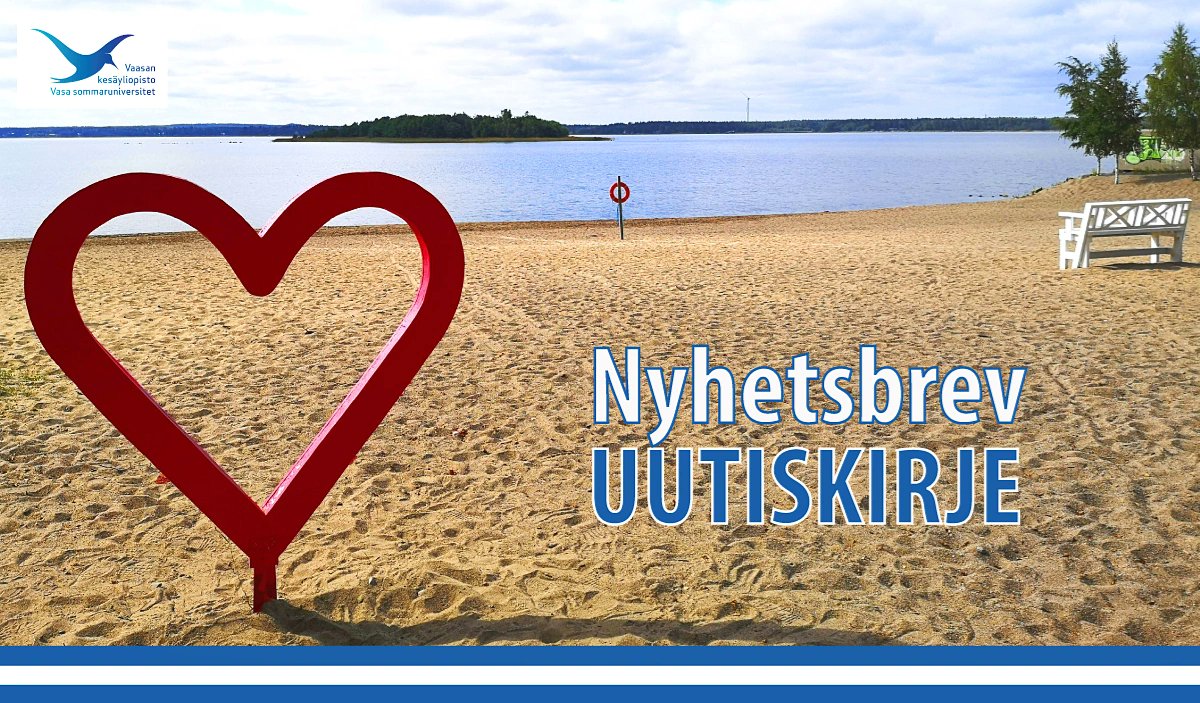 Syyskuun uutiskirje on ilmestynyt! Syksyn kurssivalikoima on laaja, meiltä löytyy laadukkaita opintokokonaisuuksia ja paljon verkkokursseja:
tinyurl.com/msumdr49
Läs september nyhetsbrev! Höstens kursutbud är brett, vi erbjuder många nätkurser och högklassiga studiehelheter.