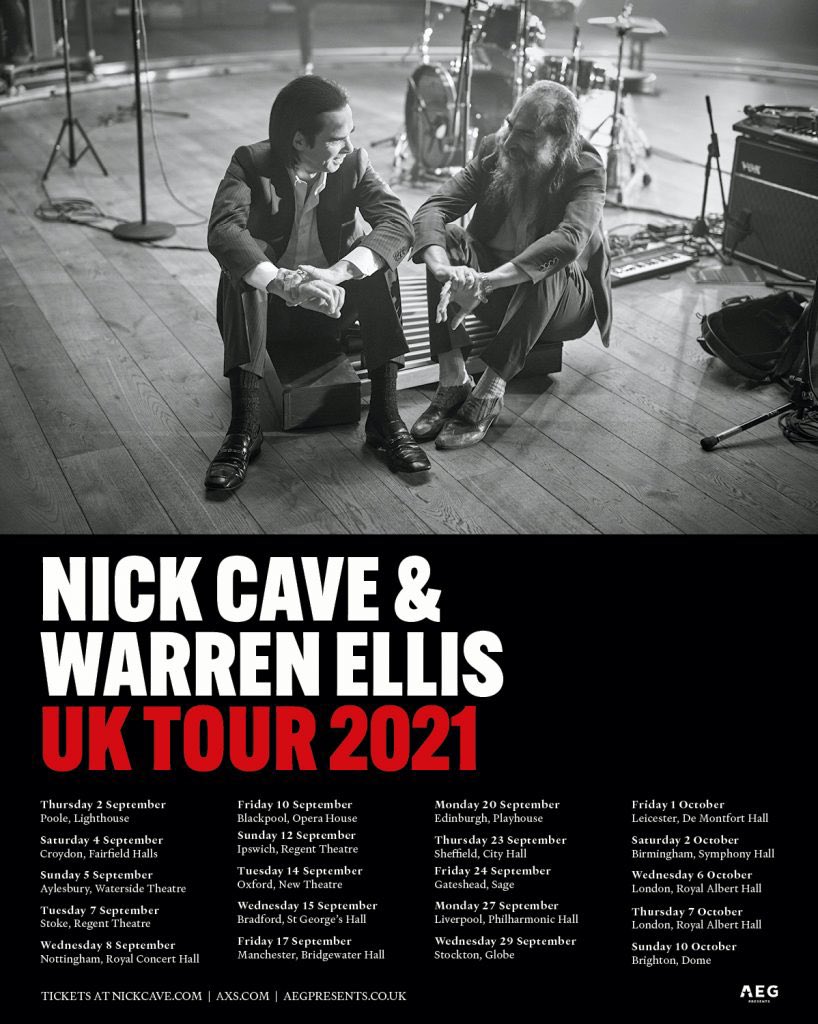 Interested in winning tickets to Nick Cave and Warren Ellis at The Royal Concert Hall, Nottingham? Head over to our insta @themicnotts to find out how!
