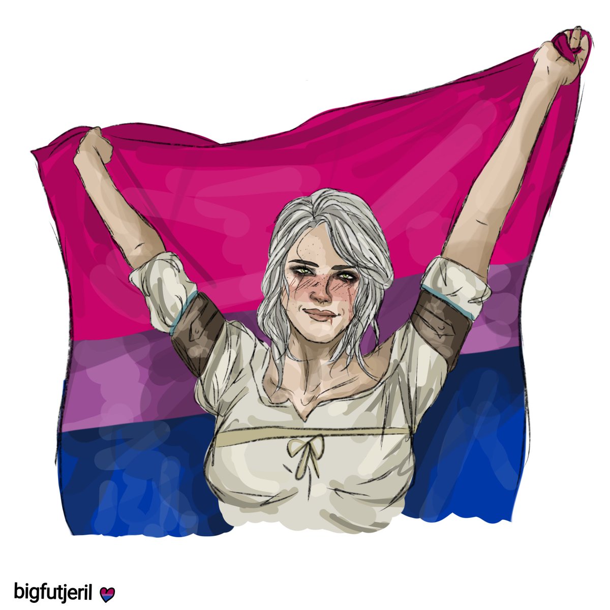 Hi friends happy #BiVisibilityMonth 

#TheWitcher #Ciri