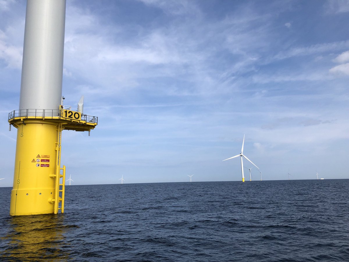 Til indvielse af Kriegers Flak i dag. Danmarks største havvindpark på 600 MW. En festdag for den grønne omstilling!