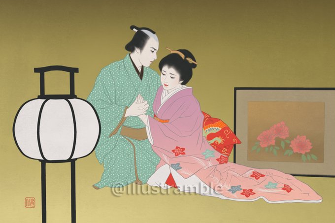 Conversation Between Natori烏賊 And Illustramble 1 تحليلات تويتر الرسومية الخاصة بهوتويت Whotwi