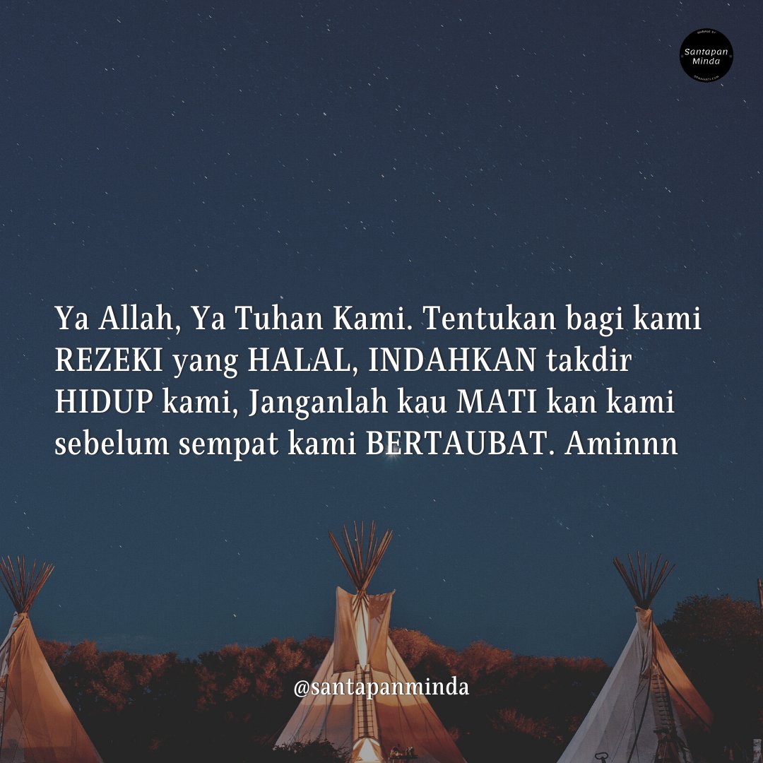 SantapanMinda's tweet photo. Aaminn Ya Allah. 🤲🏼 https://t.co/AVE1nuhXEG