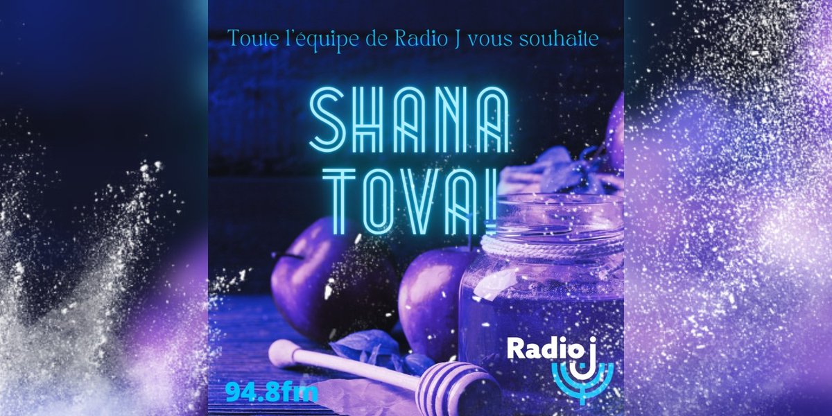 RadioJFrance's tweet photo. 🍎SHANA TOVA OUMETUKA! 🍎
שנה טובה!
Toute les équipes de @radiojfrance vous souhaitent une douce année !
🍯Retrouvez tous nos programmes special #RoshHashana 🍯sur 94.8fm & https://t.co/oMFqQnMqGg
#shanatova #nouvelanjuif #shanatovah #tishri #nouvelan https://t.co/qa6RXJorbd