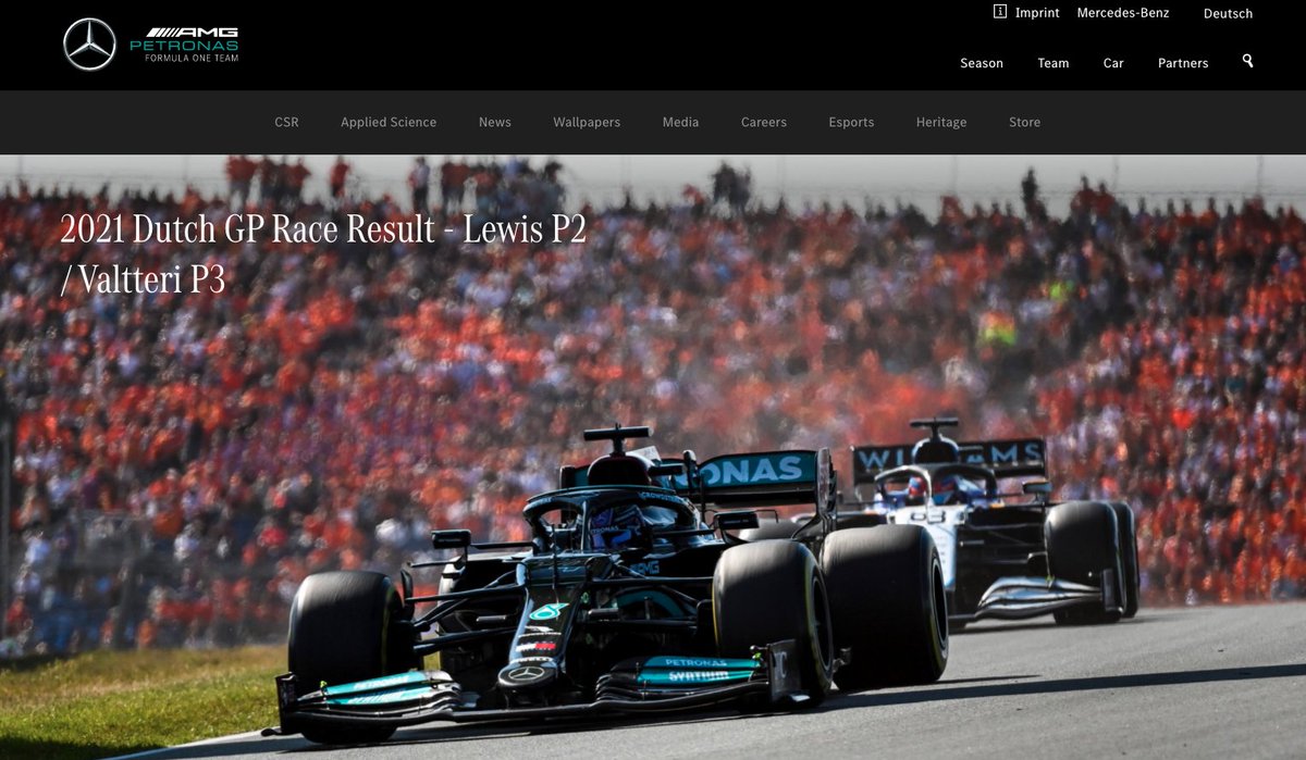 wibber78's tweet photo. Interesting that @MercedesAMGF1 have Hamilton and George as the main image on their website this morning. Just seen news on #Bottas so likely an early hidden message! 😀 https://t.co/6kWjtwT250