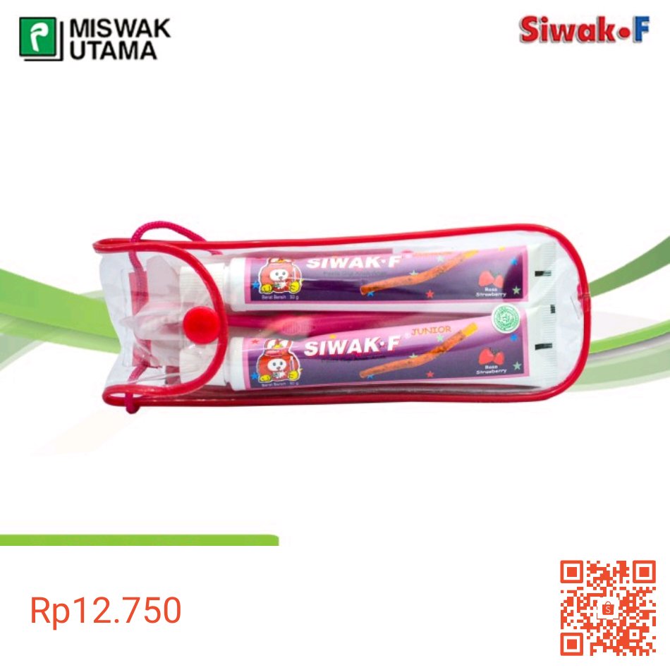AdzillaShop's tweet image. Temukan dan dapatkan Pasta Gigi Anak Siwak F Junior Strawberry (Isi 2 Dalam TAS + Sikat Gigi Anak) hanya Rp12.750 di Shopee sekarang juga! shp.ee/xj3iwc7 #ShopeeID