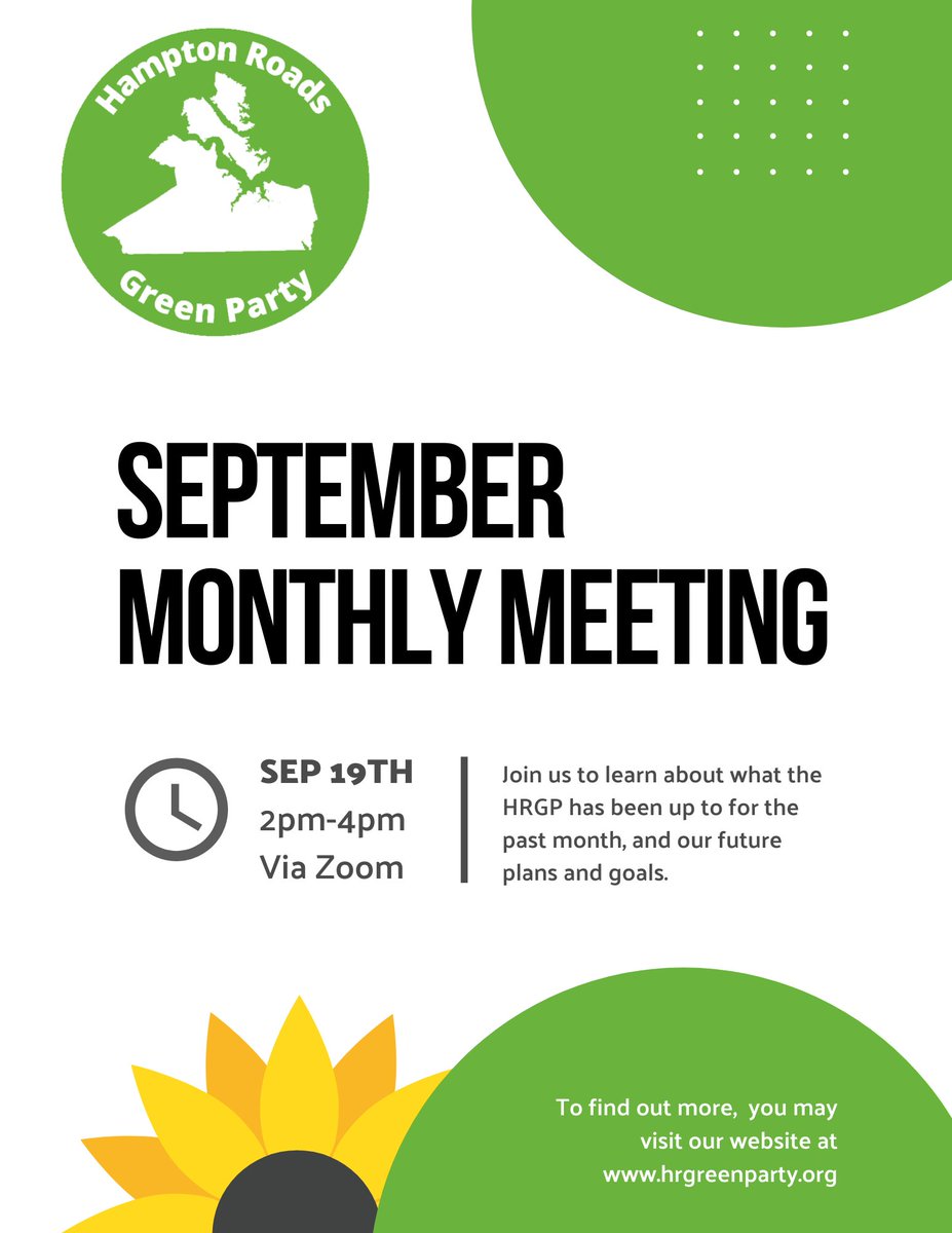 Hampton Roads Green Party 🌻 tweet media