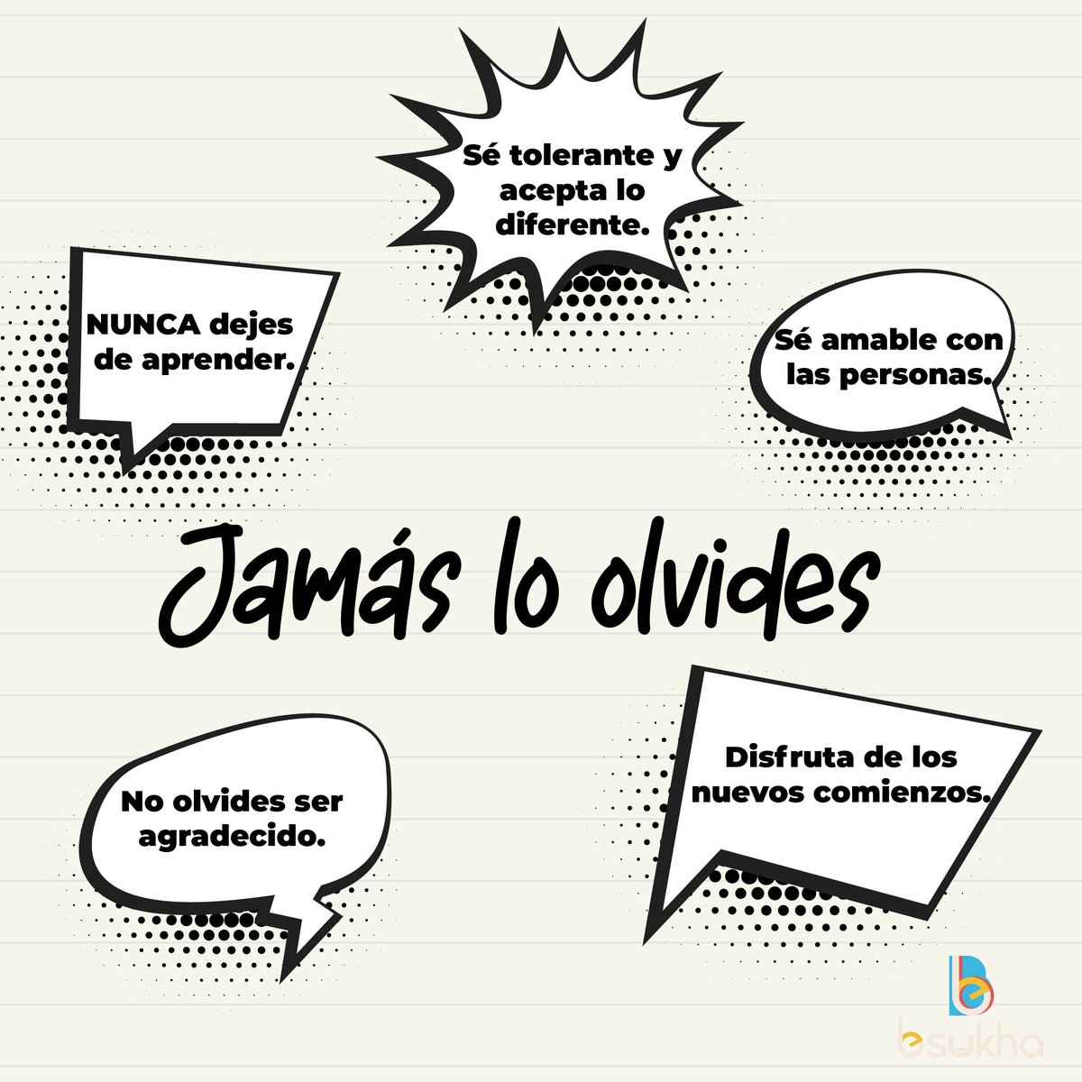 BeSukha's tweet photo. En este #RegresoAClases, ten presente estos 5 consejos en todo momento.

#EvolucionaConBesukha #EsTuMomento #BesukhaSchools

https://t.co/IfTl5fTw24 https://t.co/dRHWttc9cz