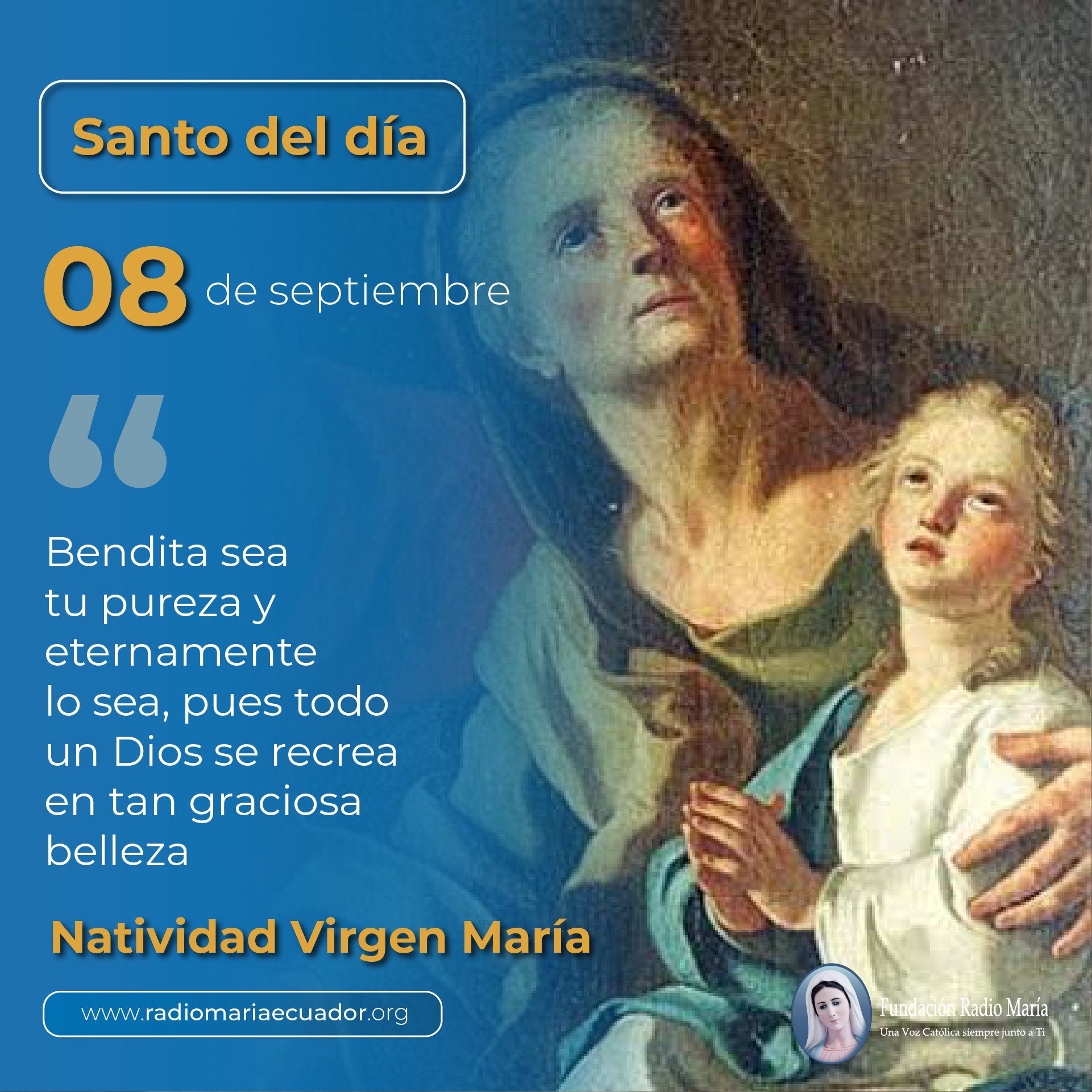 Radio María Ecuador on Twitter " Santo del día Radio María Ecuador