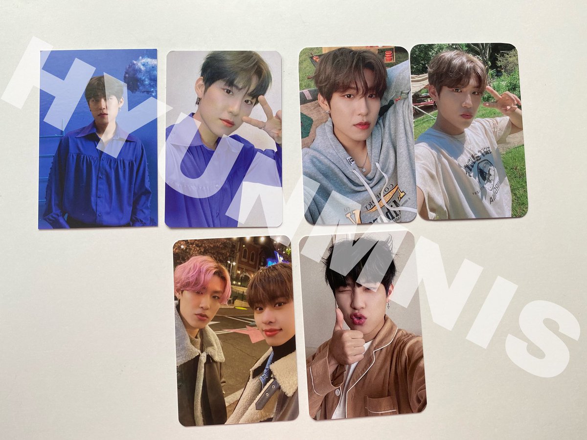 hyunmnis's tweet photo. wts want to sell ab6ix photocards pc pob WW

DONGHYUN: 
- SO VIVID set $10 
- 1st ABIVERSARY set $10 
- VIVID mk $12
- OTK set photocards $15
- A NEW HOPE MAKESTAR  B, C ver. set $15 
- MO' COMPLETE MMT $8 

WOONG: 
- SG 2021 photocard set $16 
- ABNEW 3rd MEMBERSHIP set $16 https://t.co/D0nHOF1LIe