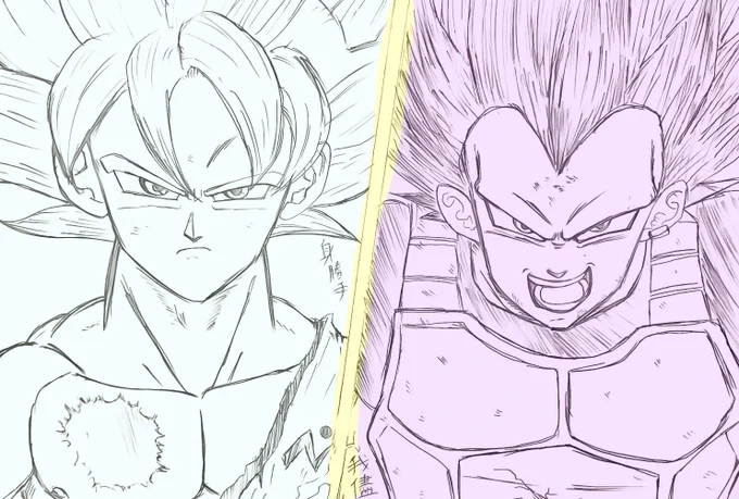 身勝手の極意/我儘の極意
孫悟空&amp;ベジータ
#ドラゴンボール超 
