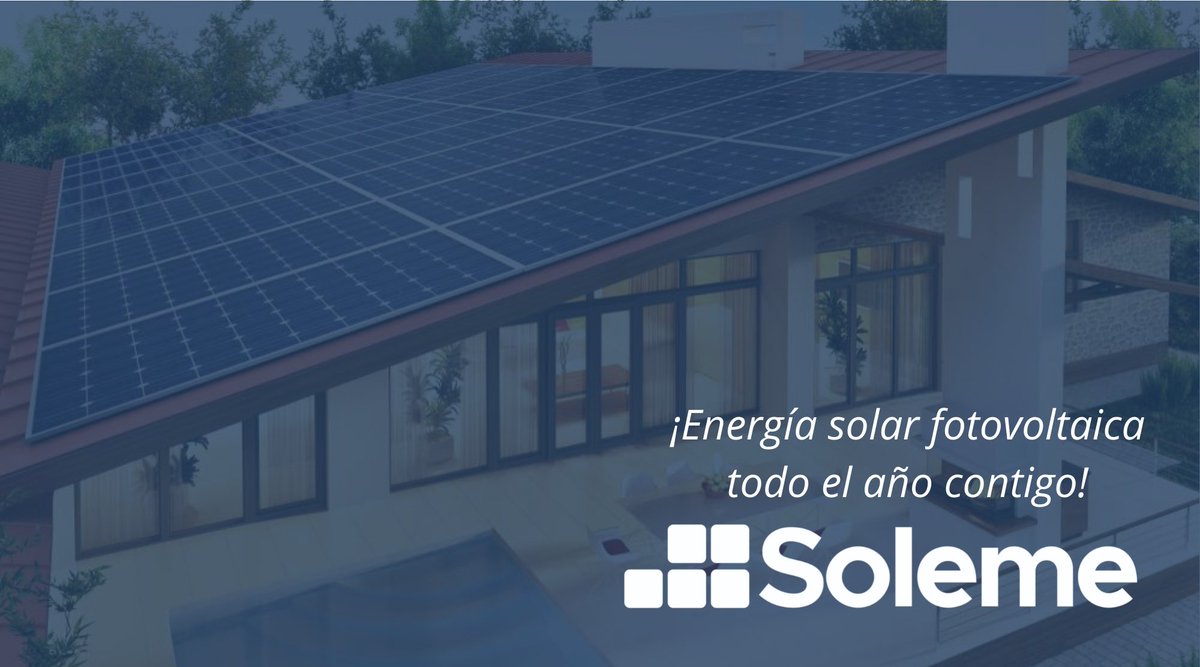 SolemeSL's tweet photo. El verano termina...
Las horas de sol comienzan a bajar...
Pero la capacidad de generar tu propia energía y contribuir al cuidado del medio ambiente continúa durante todo el año...
En Soleme te asesoramos para que pongas en marcha todos tus proyectos fotovoltaicos todo el año. https://t.co/RoZlW6SDQf