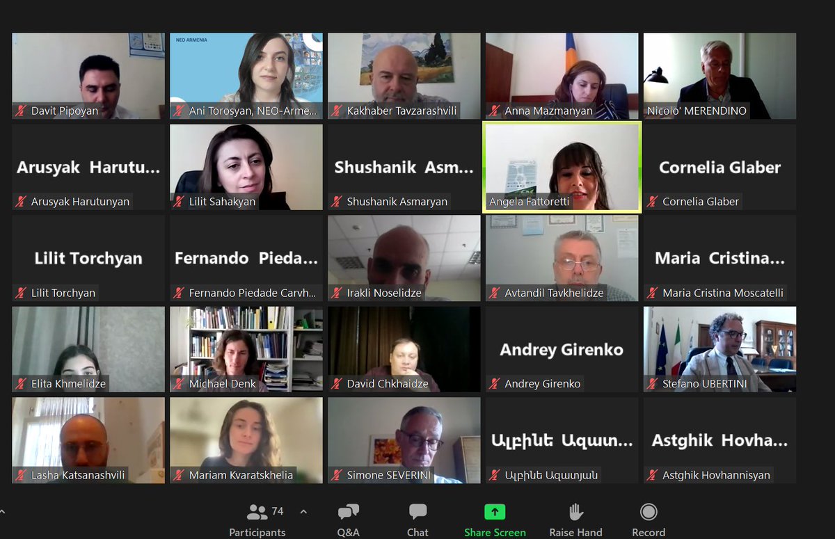 ErasmusArmenia's tweet photo. 🔛🇦🇲🇬🇪🇪🇺Official opening ceremony of the Online #SummerSchool “#Environmental Science Education for Sustainable Human Health” was held within @EUErasmusPlus #MENVIPRO project this afternoon! More info👉https://t.co/hsrtNlRe6q
@Erasmus_Project
@EU_Armenia @euneighbours https://t.co/6eiZvpgPvg
