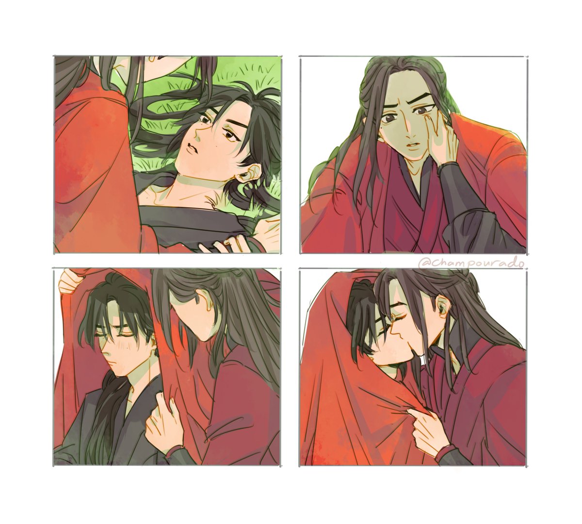 two old foxes very much in love 💖😩 #天涯客
moments from @/bluemorningsoup's fic, the good rain knows when to fall 😭💖 