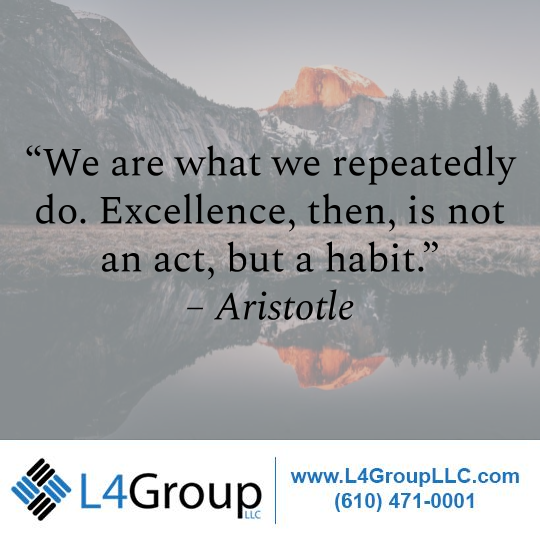 L4Group's tweet photo. #MotivationalMonday #Inspiration #Discipline #Habits https://t.co/EfjDvI0pJg