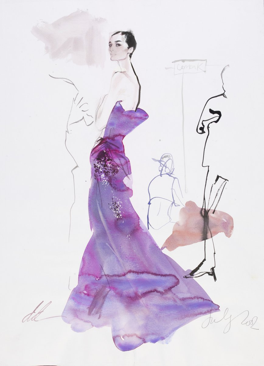 V_and_A's tweet photo. Originally used by designers to visualise their creations, fashion illustration became an immensely popular advertising tool in the latter half of the C.20th.

Take a look through some beautiful examples in our collection: https://t.co/9nW3BtLtSj https://t.co/IHwu7eU7Fg