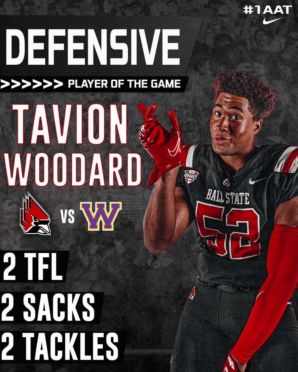 BallStateFB's tweet image. Congratulations to the Players of the Game vs Western Illinois! 

Offense: The Offensive Line
Defense: Tavion Woodard
Special Teams: The Specialist
Scout Team: Brandon Berger, Kiael Kelly, Kyle Lozen

#1AAT | #TrueCardinal