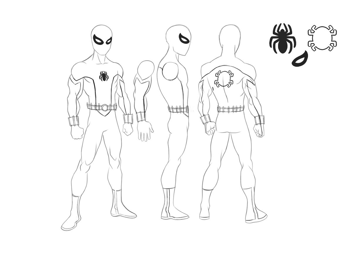 JrdWilliams's tweet photo. My own interpretation of the Classic Suit #ProjectSpider https://t.co/Vb9gpK3q4r