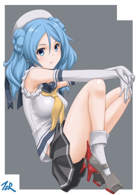 浦風はツッコミ役だけど墓穴を掘るタイプ
今年に入ってからは着替え中しか描いてないわ 