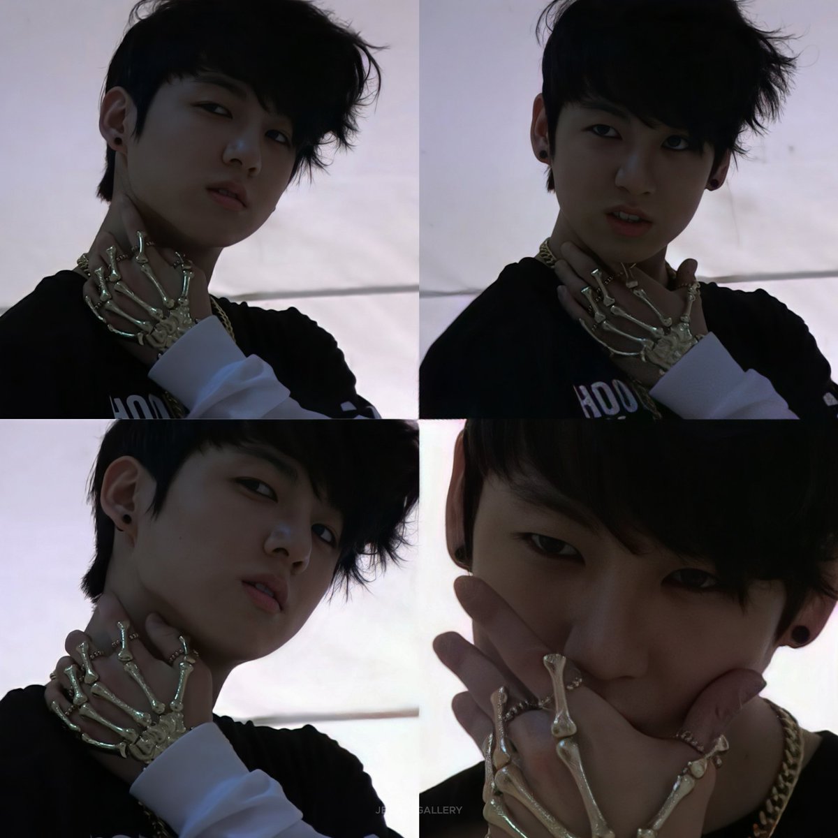 Jungkook’s eboy era...☠️⛓️