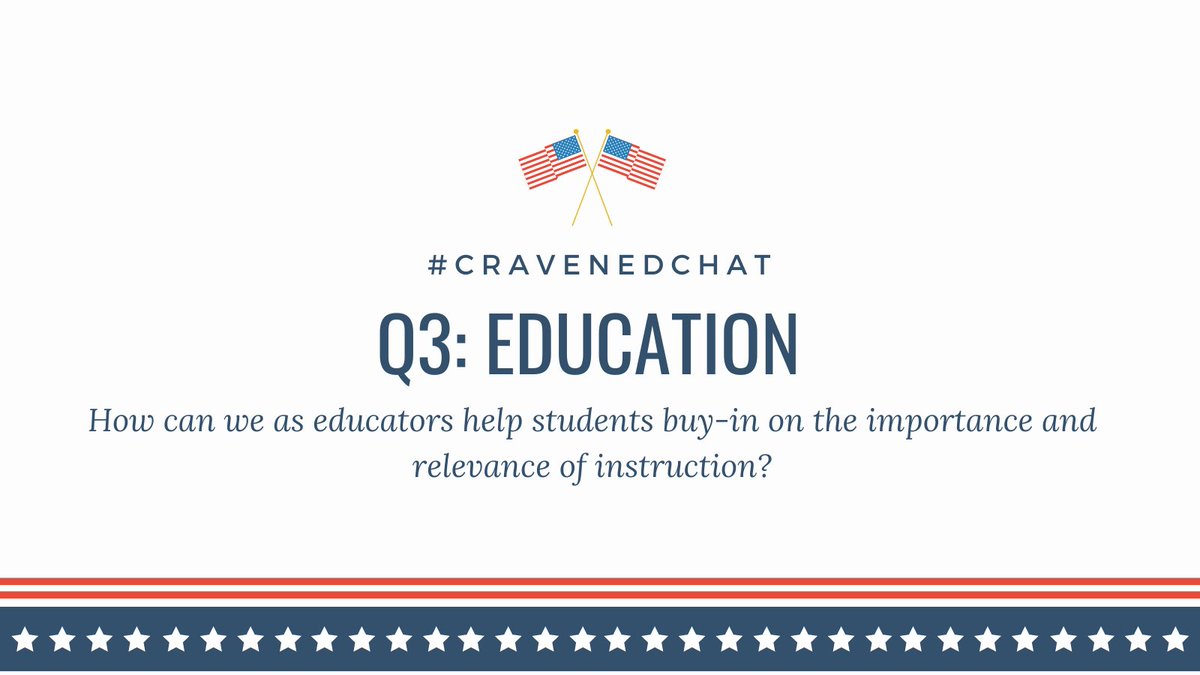 Q3 #CravenEdChat
