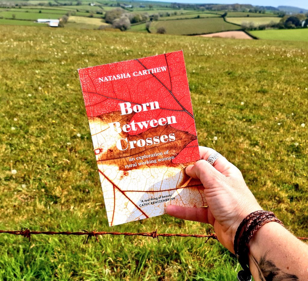 natashacarthew's tweet photo. For National #ReadABookDay I'm gifting a couple signed copies of my new book #BornBetweenCrosses just RT/Follow for chance to #win #Cornwall #WorkingClass #Poetry #NatureWriting #GritLit https://t.co/V6nKzDCAAp