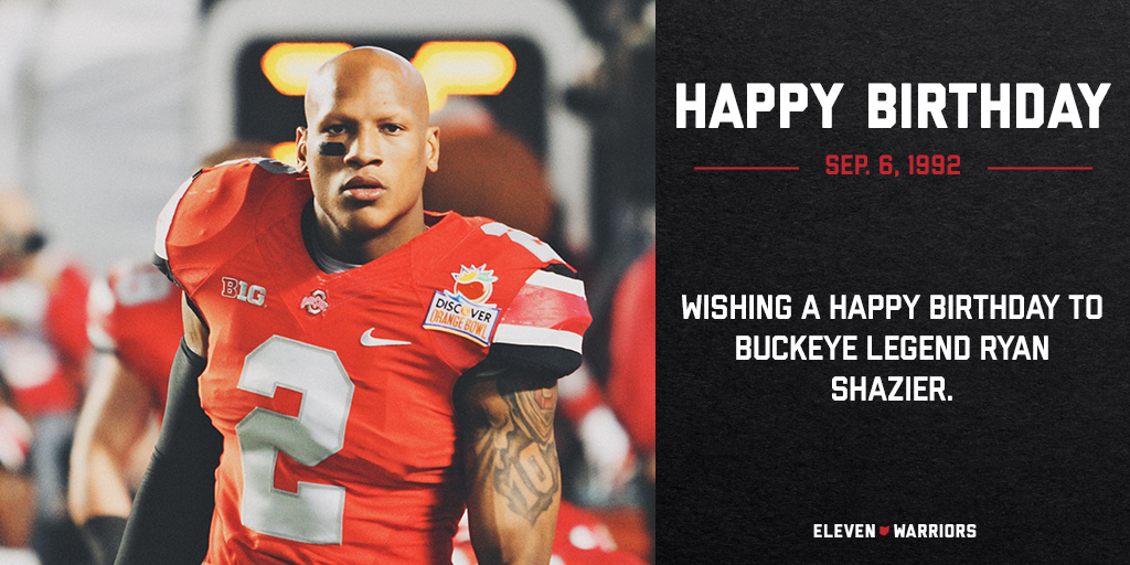 Wishing a happy birthday to Ryan Shazier. 