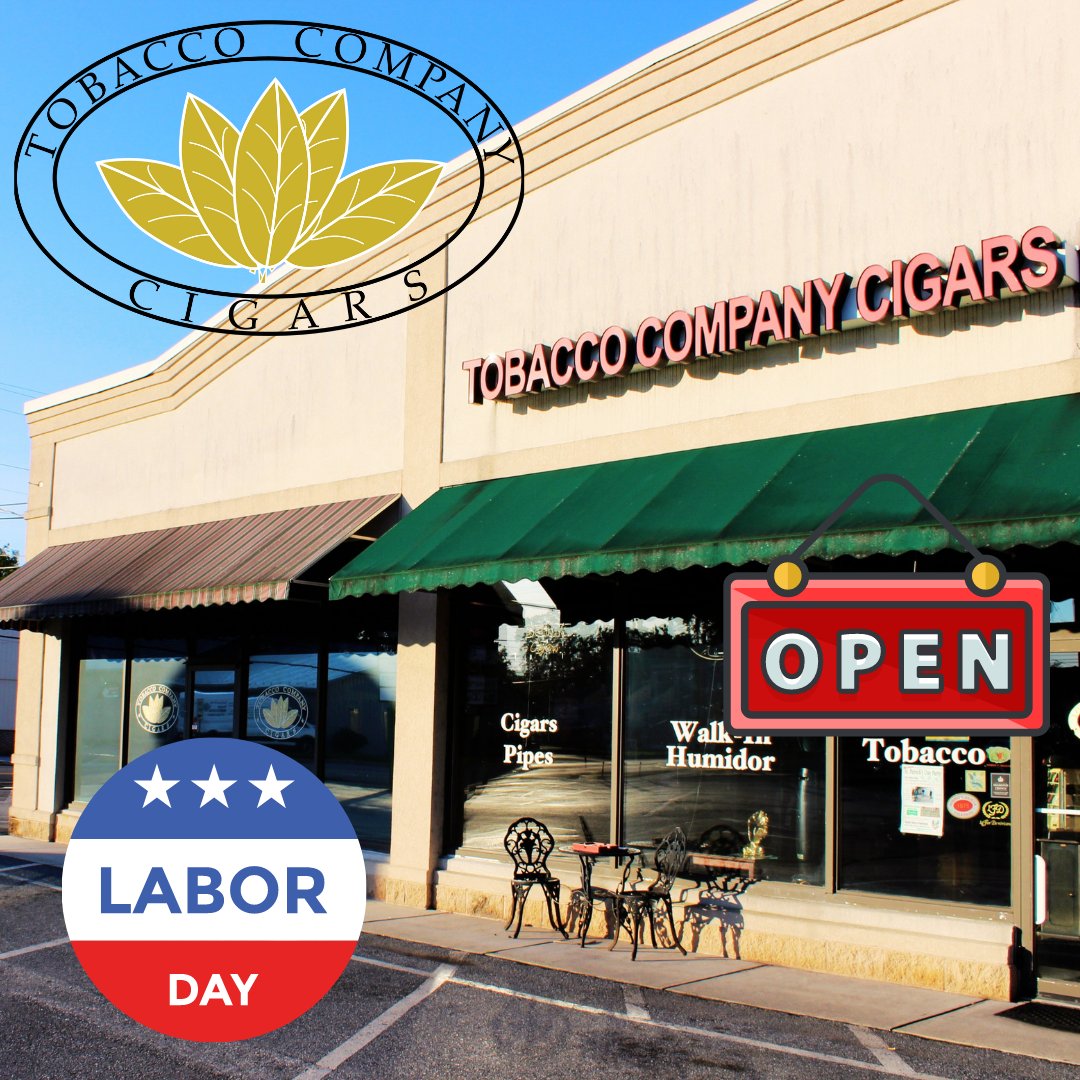 TobaccoCo's tweet photo. Looking to relax from your labors? The Tobacco Company Cigars' #StateStreetPlaza #Lemoyne location is OPEN #LaborDay2021.

Our work is your pleasure - we invite you to stop on by our friendly walk-in #humidor and #cigarlounge!

#cigars #BotL #SotL #AlwaysClassy #NeverClosed https://t.co/0Ba1Rwzi8I