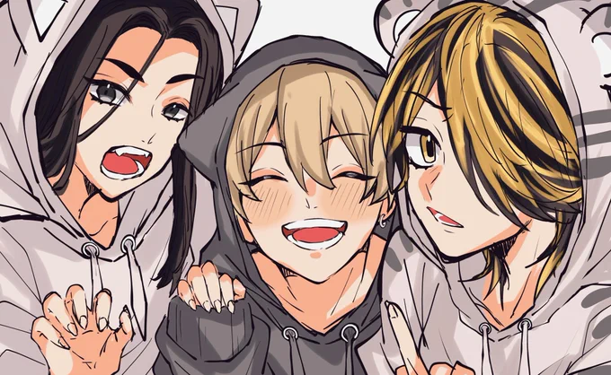どうぶつパーカーバジトリオ!#東卍FA 